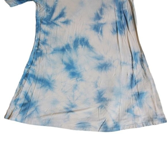 Andree by UNIT blue white tye dye top sz S - Picture 6 of 10